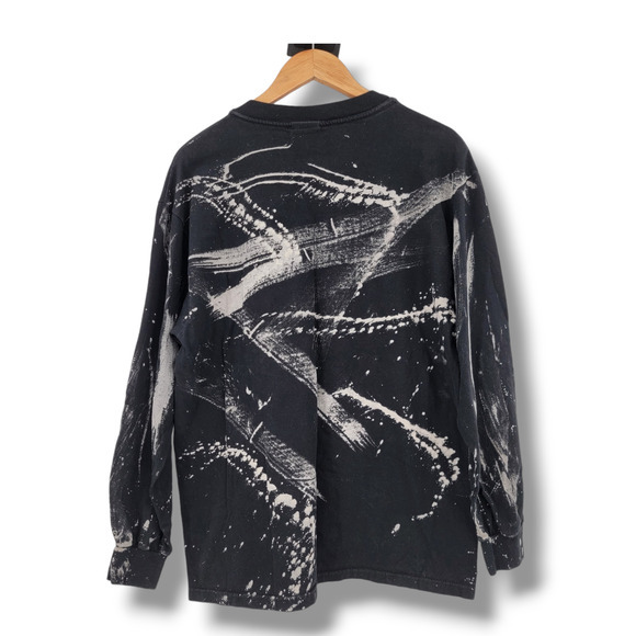 Vintage Unisex Western Horses Cowboy Equestrian Aztec Paint Brush T-Shirt Large - Picture 2 of 8